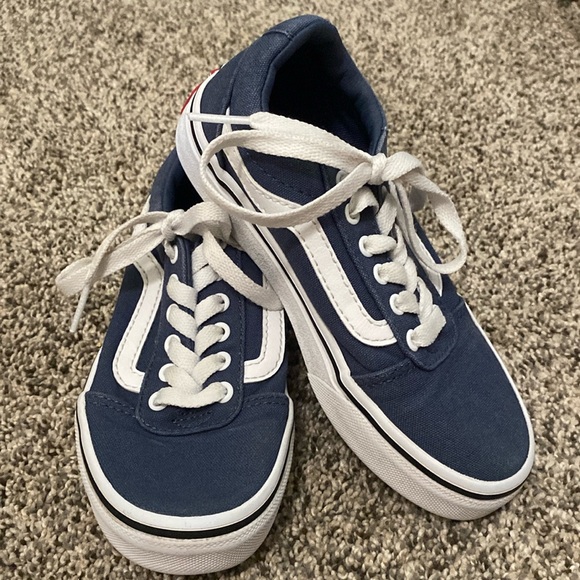 Kids size 12 blue vans - Picture 1 of 6